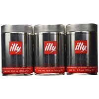 illy Caffe Normale Fine Grind (Medium Roast, Red Band) 8.8 coffee cans (Pack of 6)
