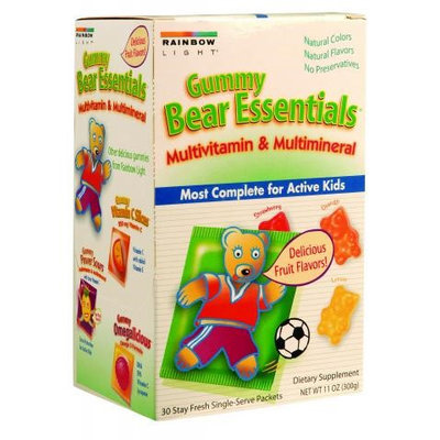 Rainbow Light 0826057 Gummy Bear Essentials Multivitamin Multimineral Fruit - 30 Packets