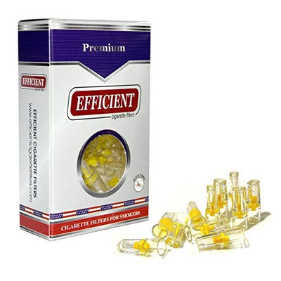 EFFICIENT Cigarette Filters, Filter Tips For Cigarette Smokers (30 Filters)