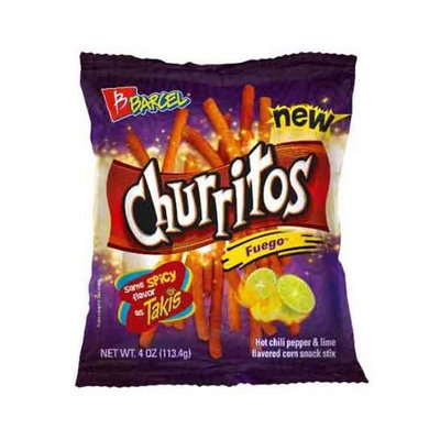 Churritos Fuego Barcel 4oz (16 bags)