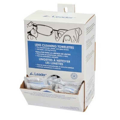 Leader Lens Cleaning Towelette Dispenser (Pack of 100)