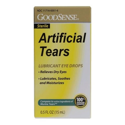 Good Sense Artificial Tears Eye Drops , 0.5 oz -Case of 24