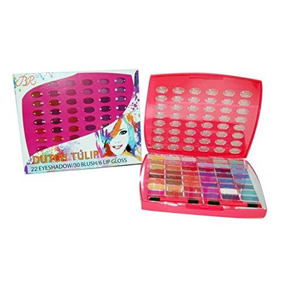BR Makeup Kit, Dutch Tulip Kit, 22 Eyeshadow / 30 Blush / 6 Lip Gloss