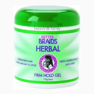 Better Braids Herbal Firm Hold Gel 6 Oz