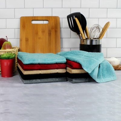 Mainstays 10 Pack Terry Kitchen Towel in Solid Colors
