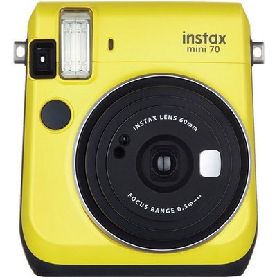 Fujifilm 16496122 instax mini 70 Instant Film Camera - Canary Yellow
