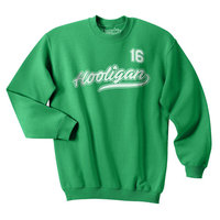 Crazy Dog TShirts - Hooligan All Star 16 Funny Lucky St. Patrick's Day Unisex Crew Neck Sweatshirt