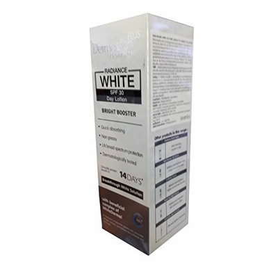 2 Packs of Dermaction Plus by Watsons Radiance White SPF 30 Day Lotion. Bright Booster, Quick absorbing, Non greasy, UV broad spectrum protection, Dermatologically tested. (40 ml/ pack)