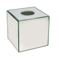 CRYSTAL MIRROR TISSUE BOX COVER