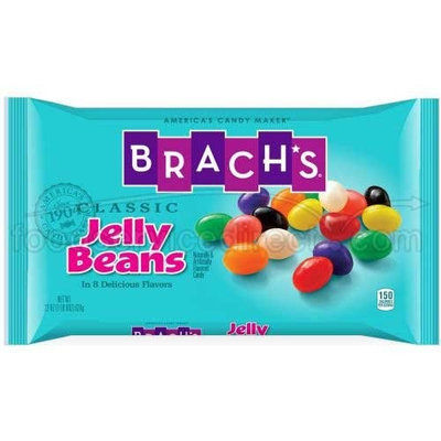 Brach's Jelly Beans, 22 Ounce Bag, (Pack of 12)