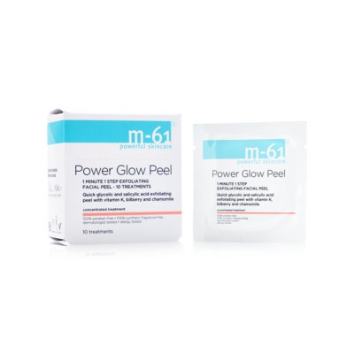 m-61 by Bluemercury PowerGlow Peel 1 Minute 1-Step Exfoliating Facial Peel - 10 Treatments