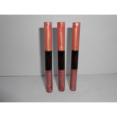 Your Best Friend YBF-Lip Glosses DUO Colors: Powerful Pink 0.1 oz and Captivating Coral 0.1 oz Lot of 3 Pcs