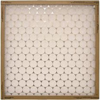 Flanders 2488673 EZ Flow Merv 4 Flat-Panel Fiberglass Air Filter 24 x 24 x 2 in. - 12 Per Case