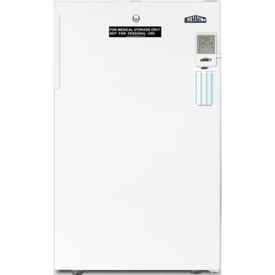 Summit FF511L7MED Med 4.1 Cu. Ft. White Undercounter Compact Medical Compact Refrigerator