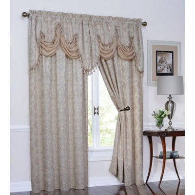 Portofino Polyester Valance with Onion Fringe