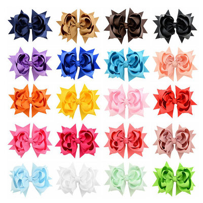 20Pcs Hair Barrettes, Coxeer Multi-layer Flower Shaped Hair Clips Hair Bows Hair Pins Hair Accessories for Baby Girls Kids Teens Toddlers Children