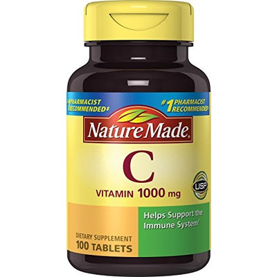 Nature Made Vitamin C 1000 mg Tablets 100 Ct