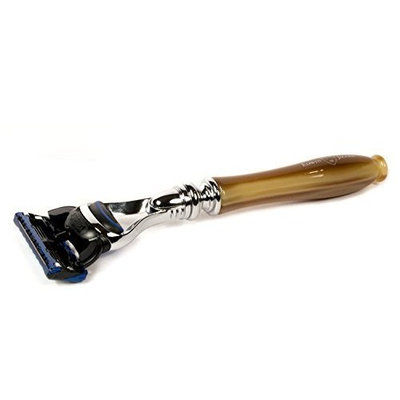 Edwin Jagger Chatsworth Gillette Fusion Razor Handle, Horn Imitation