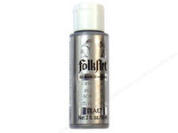 Plaid 132490 Folk Art Metallic Acrylic Paint 2 Ounces-Silver Sterling