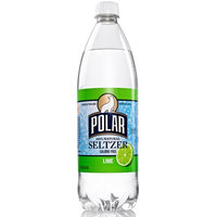 Polar Seltzer Water, Lime, 33.8 Fl Oz