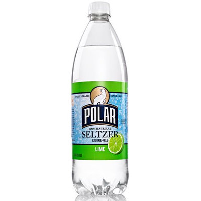 Polar Seltzer Water, Lime, 33.8 Fl Oz