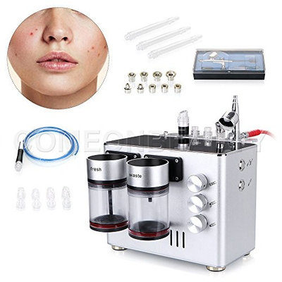 3in1 Hydro Dermabrasion Water Oxygen Diamond Microdermabrasion Facial Sprayer Moisturing Rejuvenation Skin Beauty Portable Machine