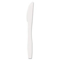 Knife, Medium Weight, White, PK 1000