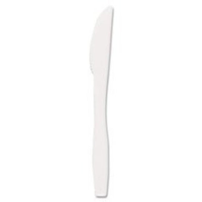 Knife, Medium Weight, White, PK 1000
