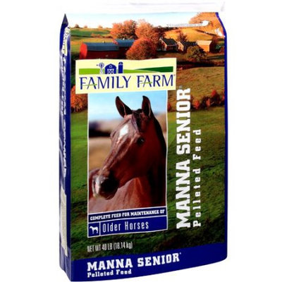 Family Farm: Manna Senior Pelleted Feed, 40 lb