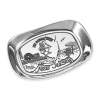 Wilton Armetale State of New Jersey Bread Tray