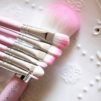 7Pcs Pro Makeup Brush Set Synthetic Makeup Brush for Foundation Blush Contour Concealer Eyeliner Eye Shadow Face Liquid Powder Cream Cosmetics Brushes Kit
