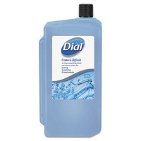Dial Body Wash, Spring Water, 1 L Refill Cartridge - Includes eight 1L bottles.