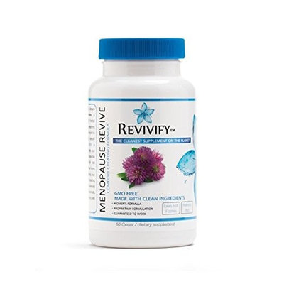 Revivify GMO-FREE Menopause Relief Vitamins and Supplement – Ultraformulated for Women’s Health, Hot Flashes, Joint Pain, Female Libido, Estrogen Metabolism, Hormonal Acne – 60-Day Supply