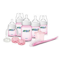 Philips Avent Classic Tinted Pink Newborn Gift Set