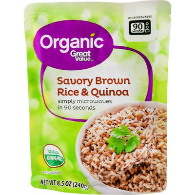 Wal-mart Store, Inc. Great Value Organic Quinoa & Brown Rice with Garlic, 8.5 oz