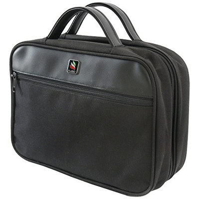 Unisex Toiletry Bag – Black Toiletries Tote for Men and Women, Suitable as Makeup Organizer, Shaving Travel Bag, Dopp Kit, and Gym Cosmetics Bag – Waterproof, Foldable, and Lightweight