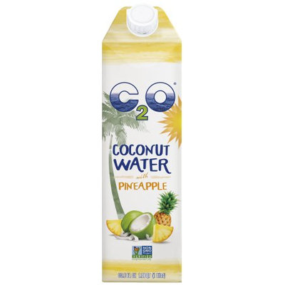 C2O Pure Coconut Water with Pineapple, 33.8 Fl Oz, 12 Ct