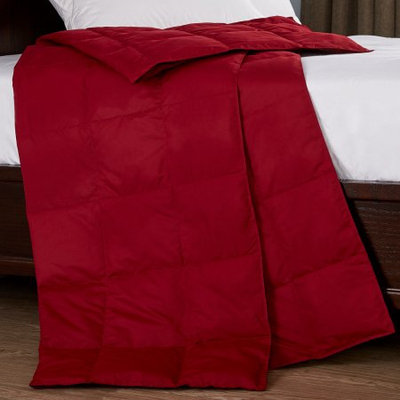 Pure Down Puredown Packable Down Throw Blanket, Down-proof Fabric, 50x70