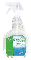 Greenworks Glass Cleaner, 32 oz, Green, PK12
