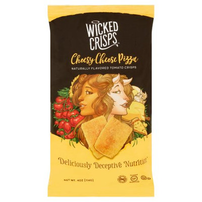 Klb Enterprises, Inc. Wicked Crisps, Crisps Chees Pizza Tomato, 4 Oz (Pack Of 12)