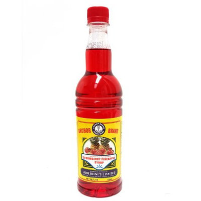Iberia Anchor Brand Strawberry/Pineapple Syrup