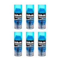 (6-Pack) Gillette Mach3 Shaving Gel Cream Extra Comfort Travel Size 72mL 2.5oz (6 Packs): Beauty