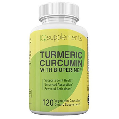 Turmeric Curcumin with Black Pepper BioPerine 120 Vegi Capsules
