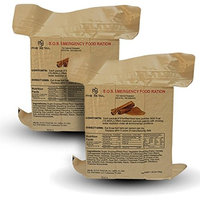 Sos Food Labs Inc. S.O.S. Rations Emergency 3600 Calorie Food Bar (Cinnamon, 2 Pack)