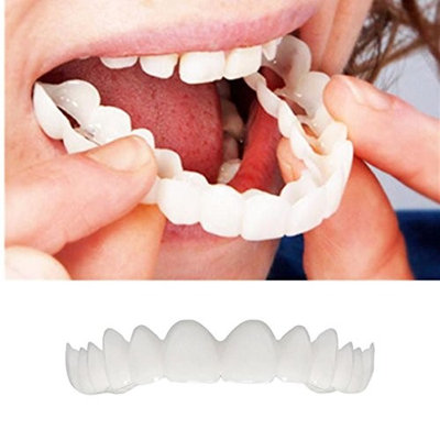 KFSO Braces Denture Teeth-Serrated Cosmetic Teeth For Dental Beauty-Perfect Smile Hug Tooth Cap-Make White Teeth-Beautiful And Neat-Perfect Smile
