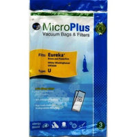 GK MicroPlus For Eureka GKH-EURU Microplus 3 Ply Biodegradable Vacuum Bags Pack of 75