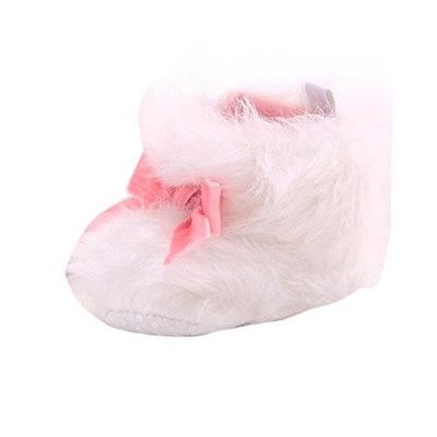 For 0-18 Months Girls,Clode® Cute Baby Keep Warm Bowknot Baby Toddler Infant Snow Boots Soft Sole Prewalker
