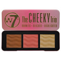 W7 The Cheeky Trio Bronzer, Blusher & Highlighter Powder Palette