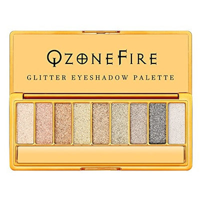 Glitter Eyeshadow Palette 9 Colors Sparkle Eyeshadow Shimmer Ultra Long Lasting Makeup Palette for Mother's Day Wedding Evening Party