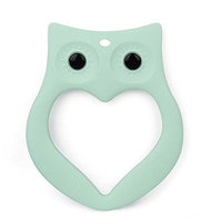 Baby Teether Toys Cute Owl Design, Silicone Teether Chewable BPA Free Silicone Teething Toy for Baby Boys and Girls, Soothe Sore Gums, Stimulate Gums, Reduce Drooling